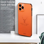 Load image into Gallery viewer, LeYi Luxury Side PU Leather Back Cover Soft Protective Mobile Phone Case For iPhone 12 11 13 pro max
