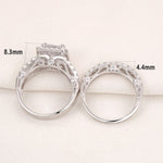 Load image into Gallery viewer, Newshe 2 Pcs Wedding Ring Set Classiccut
