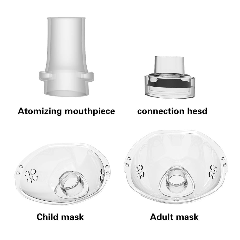 Health Care Mini Handheld portable Inhale Nebulizer silent Ultrasonic inalador nebulizador Children Adult Rechargeable Automizer|Steaming Devices|