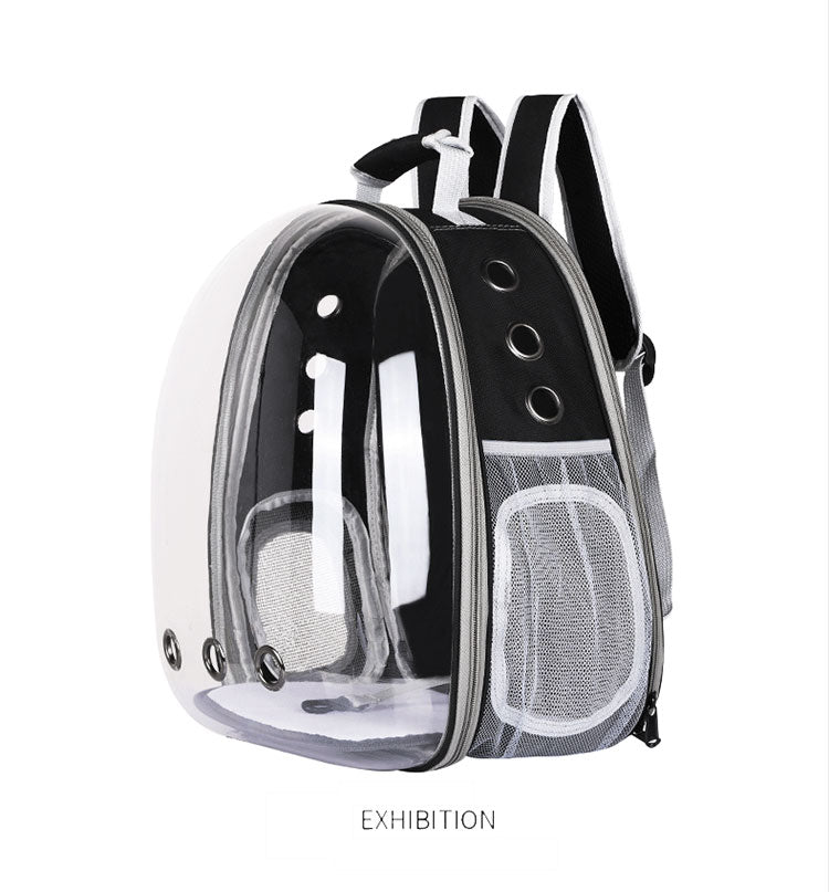 Expandable Cat Travel Backpack Portable Small Dog Bag Carry Luxury Pet Transparent Carrier