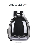 Load image into Gallery viewer, Expandable Cat Travel Backpack Portable Small Dog Bag Carry Luxury Pet Transparent Carrier
