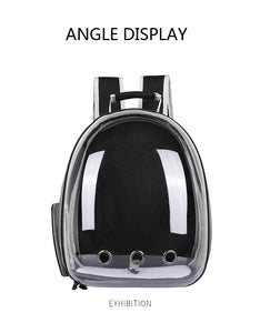 Expandable Cat Travel Backpack Portable Small Dog Bag Carry Luxury Pet Transparent Carrier