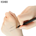 Load image into Gallery viewer, KSHBO Thin Eyebrow Eyeliner Brush Super Fine Angled Brow Contour Brush Portable Women Eyebrow Liner Cream Cosmetic Makeup Tools| |
