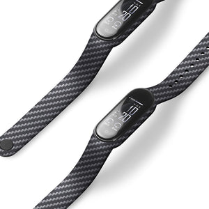 Carbon Fiber Replacement Straps on Mi Band