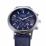 Load image into Gallery viewer, Mens Sports Wristwatch, Color - Silver Blue
