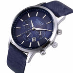 Load image into Gallery viewer, Mens Sports Wristwatch, Color - Silver Brown
