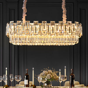 Modern Crystal Chandelier For Living Dining Room Black Gold Home Decor Indoor Lighting LED Luxury Cristal Lamp Kitchen Lustre| |