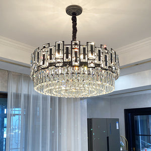 Modern Crystal Chandelier For Living Dining Room Black Gold Home Decor Indoor Lighting LED Luxury Cristal Lamp Kitchen Lustre| |