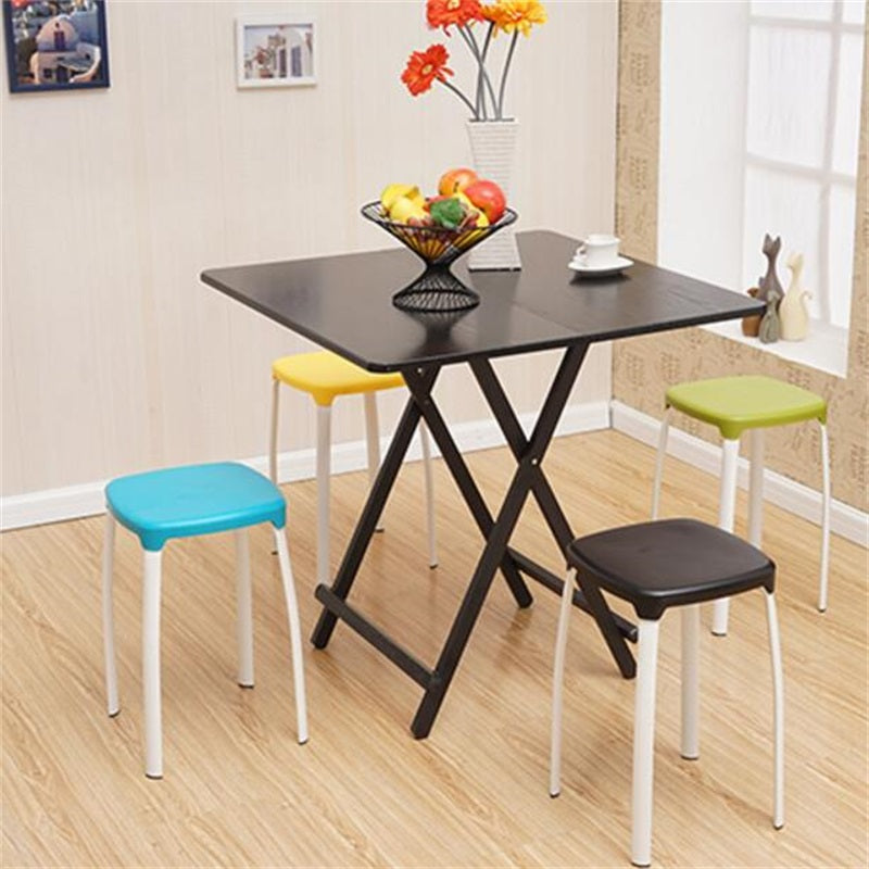 Modern Household Plastic Stool Living Room Dining Stool Fashion Cafe Bar Stool