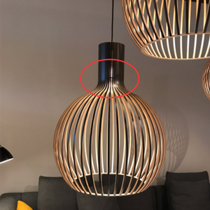 Modern Netherlands 45/35/23cm E27 Wood Pendant Light Hand made Retro antique decorative Black white Wooden Lamps|Pendant Lights|