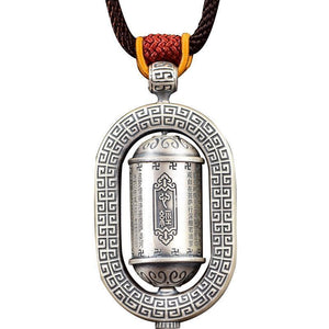 New Heart Sutra Shurangama Mantra Pendant Men&#39;s Safety And Health Pendant Amulet Necklace Women&#39;s Jewelry Accessories|Chain Necklaces|