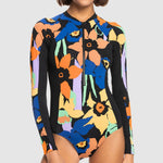 Load image into Gallery viewer, New Womens Long Sleeves Surf Bathing Suit One Piece Suit Swimwear Beachwear Printed Bathers Rash Guard Swim Maillot De Bain Surf| |
