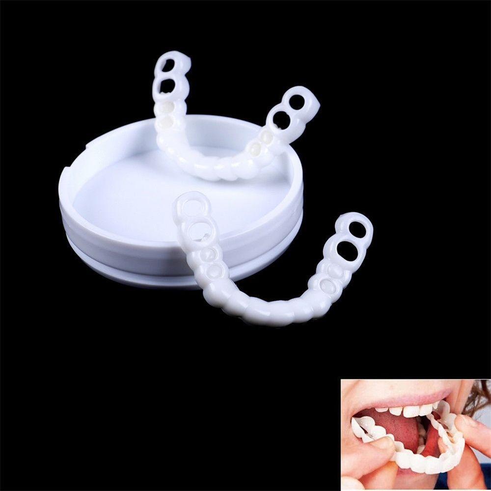 Oral Hygiene For Bad Teeth Smile Veneer No-toxic Practical Plastic Smile Fake Tooth Cover Orthodontic Braces - Denture Care Products