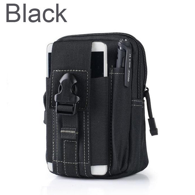 Outdoor Camping Climbing Bag Tactical Military Molle Hip Waist Belt  Wallet Pouch Purse Phone Case for iPhone 7 for Samsung