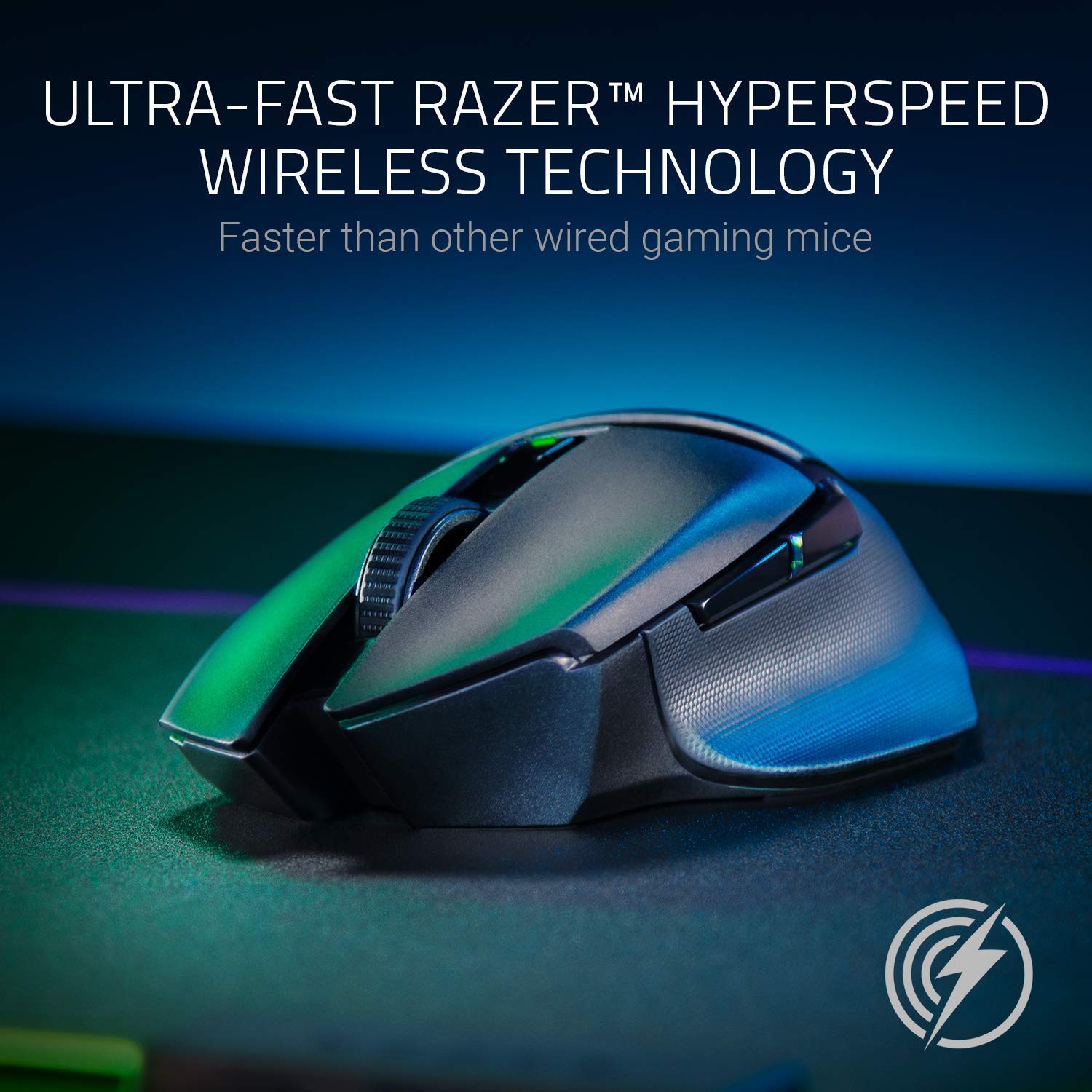 Razer Basilisk X Hyperspeed Wireless Gaming Mouse: Bluetooth &amp; Wireless Compatible 16000DPI DPI Optical Sensor|Mice|