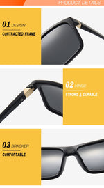 Load image into Gallery viewer, Protection Shades | Glasses Driver | Glasses Men - 2023 Sunglasses Men Classic Square
