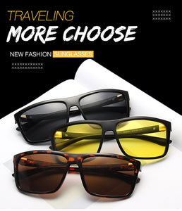 Protection Shades | Glasses Driver | Glasses Men - 2023 Sunglasses Men Classic Square