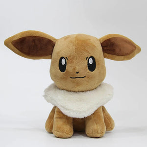 New Pokemon Plush Toys 30cm Height Cute Pikachu And Eevee Plush Doll Toy Christmas Birthday Gifts for Kids