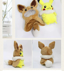 New Pokemon Plush Toys 30cm Height Cute Pikachu And Eevee Plush Doll Toy Christmas Birthday Gifts for Kids