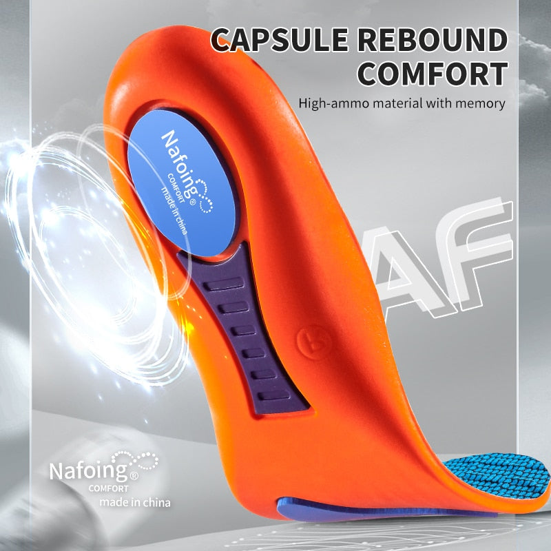 Sport Insoles For Shoes Sole Shock Absorption Deodorant Breathable Cushion Running Insoles For Feet Man Women Orthopedic Insoles - Insoles