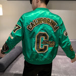 Load image into Gallery viewer, Bomber Jacket Street Wear Hop | Bomber Jacket Men Letter | Bomber Hip Hop Jacket Men - Jackets
