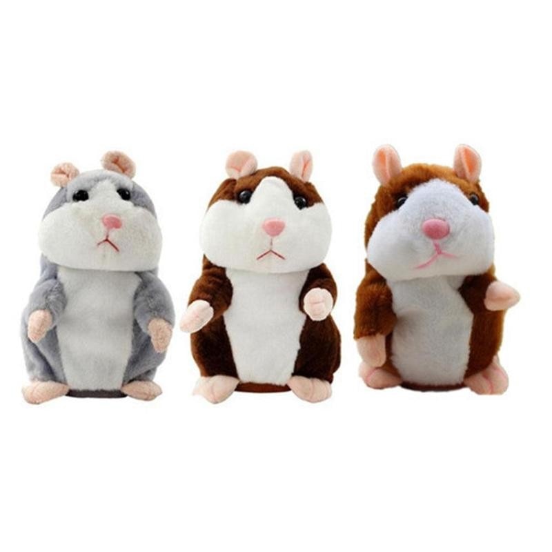 Talking Hamster Mouse Pet Plush Toy Kids Gifts Cute Soft Animal Doll Talking Speak Imitate Sound Recorder Hamster Funny To|Stuffed &amp; Plush Animals|