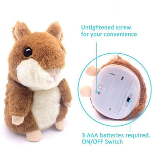 Talking Hamster Mouse Pet Plush Toy Kids Gifts Cute Soft Animal Doll Talking Speak Imitate Sound Recorder Hamster Funny To|Stuffed &amp; Plush Animals|