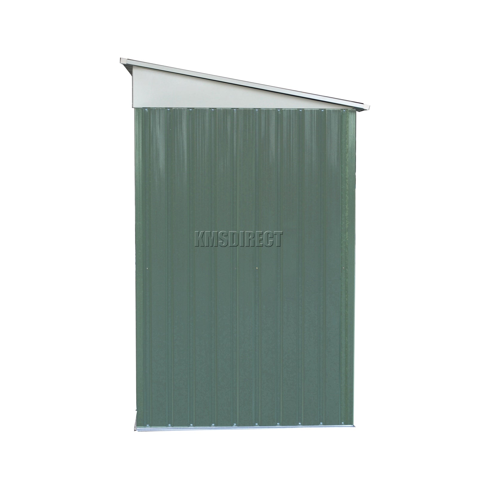 BIRCHTREE New Garden Shed Metal Pent Roof Outdoor Storage With Free Foundation