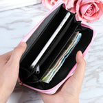 Load image into Gallery viewer, Women Unicorn Wallet Clutch Long Leather Purse Card Holder Phone Zipper Handbags
