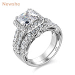 Load image into Gallery viewer, Newshe 2 Pcs Wedding Ring Set Classiccut
