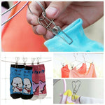 Load image into Gallery viewer, Stainless Steel Clothes Pegs Hanging Clips Pins Laundry Windproof Metal Clamps
