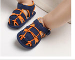 Load image into Gallery viewer, Newborn Baby Boy Crib Shoes Toddler First Baby Shoes Summer Sandals Size 1 2 3 -
