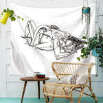 Load image into Gallery viewer, Sexy Body Line Tapestry Art Wall Hanging Tapestry Simple Design Line Wall Decor Bedspread Yoga Mat Picnic Cloth Home &amp; Living|Tapestry
