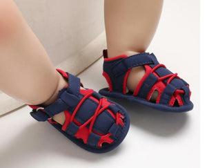 Newborn Baby Boy Crib Shoes Toddler First Baby Shoes Summer Sandals Size 1 2 3 -