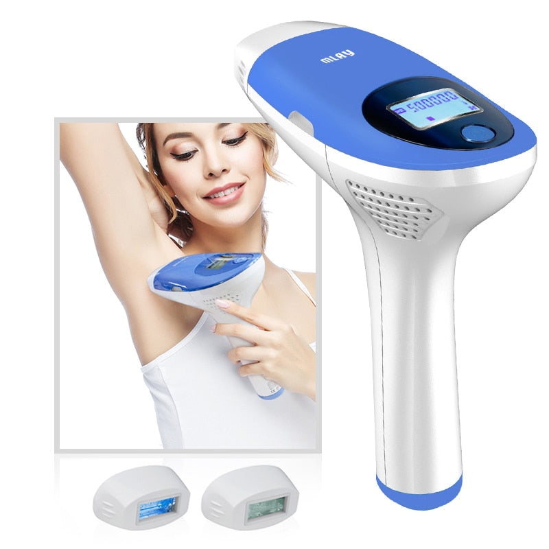 MLAY IPL Laser Epilator Laser Hair Removal Device with 1500000 Shots Home Use Permanent Depilador for Women Laser Hair Removal|Epilators