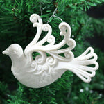 Load image into Gallery viewer, Ivory White Christmas Tree Pendant Baubles Fairy Snowflake Santa Decorations
