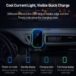 Load image into Gallery viewer, Baseus 15W Wireless Charger Car Mount for Air Vent Mount Car Phone Holder Intelligent Infrared Fast Wireless Charging Charger|Car Chargers
