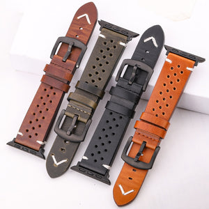 Genuine Leather Strap For Apple Watch