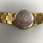 Load image into Gallery viewer, Vintage Citizen Eco-Drive Diamond Watch Women Gold Tone MOP Dial Date 6.5&quot; a2
