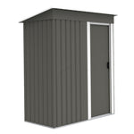 Load image into Gallery viewer, BIRCHTREE New Garden Shed Metal Pent Roof Outdoor Storage With Free Foundation
