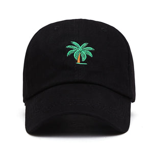 VORON 2017 new Embroidery Palm Trees Curved Dad Hats Take A Trip Baseball Cap Coconut Trees Hat Strapback Hip Hop Cap Adjustable