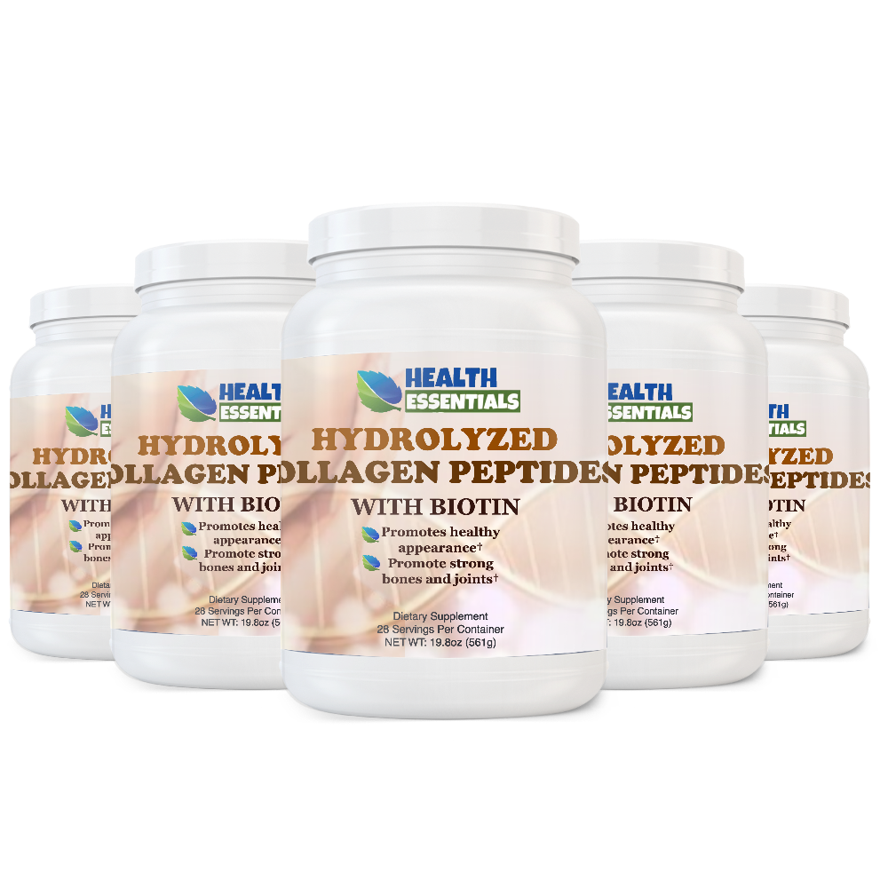 Hydrolyzed Collagen Peptides w/ Biotin 20g