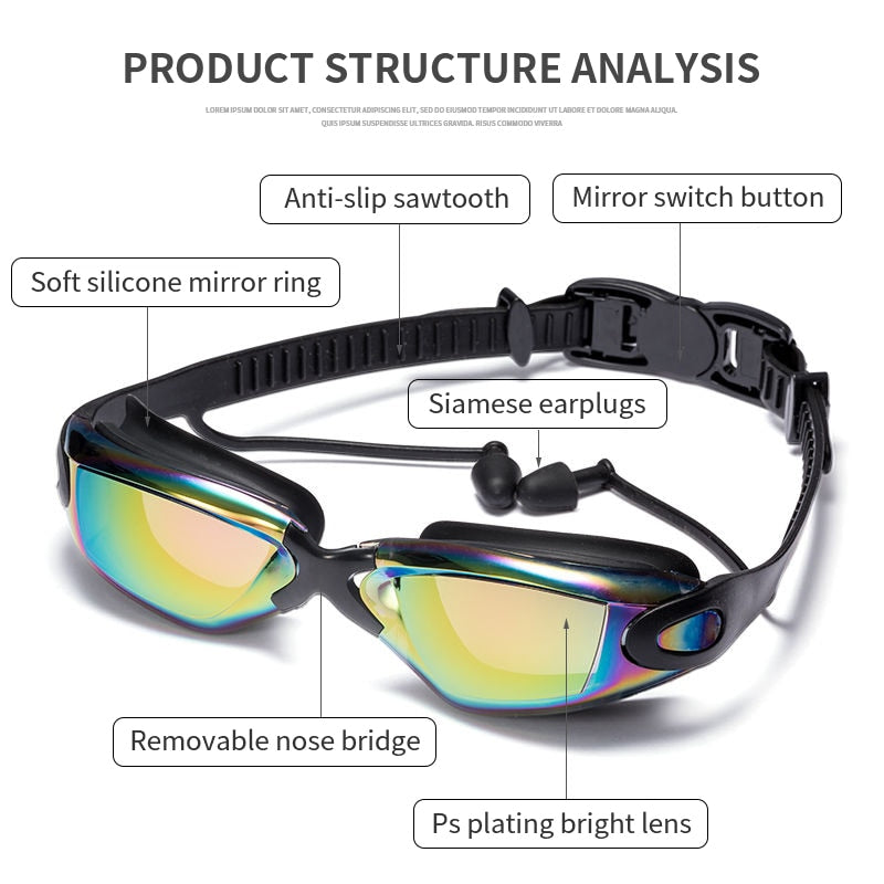 Professional Arena Swimming Glasses - Professional Swimming Goggles Glasses