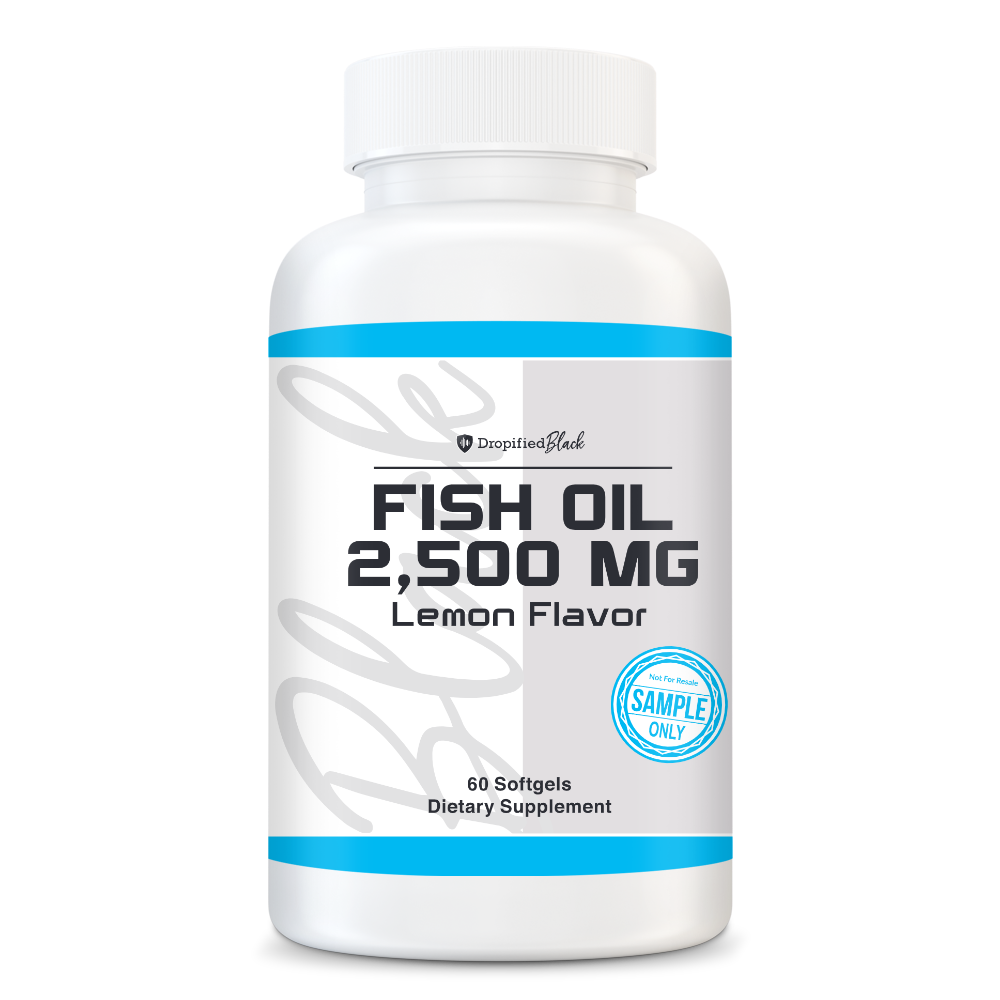 Omega 3 Fish Oil - 2500mg Lemon Flavor