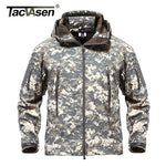 Load image into Gallery viewer, TACVASEN Army Camouflage Men Jacket Coat Military Tactical Jacket Winter Waterproof Soft Shell Jackets Windbreaker Hunt Clothes
