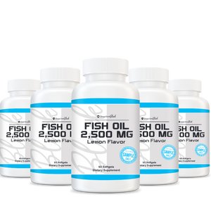 Omega 3 Fish Oil - 2500mg Lemon Flavor