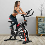 Load image into Gallery viewer, Quiet Indoor Exercise Bicycle Bike Cycling Cardio Adjustable Gym Workout Fitness
