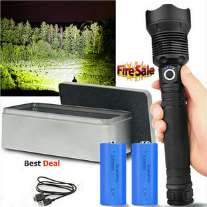 LED Flashlight Zoom Torch