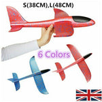 Load image into Gallery viewer, 38cm/48cm EPP Foam Hand Throw Airplane Outdoor Launch Glider Plane Kids Toy Gift
