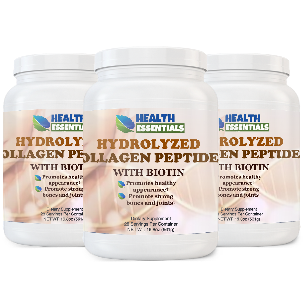 Hydrolyzed Collagen Peptides w/ Biotin 20g